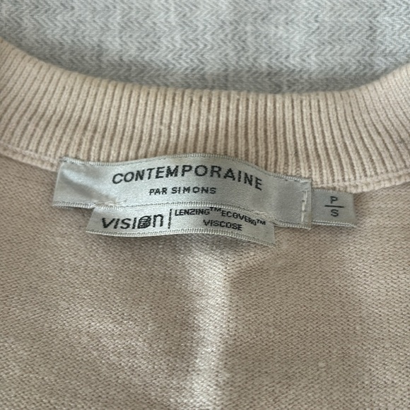 SIMONS boxy sleeveless sweater size S - Picture 2 of 8